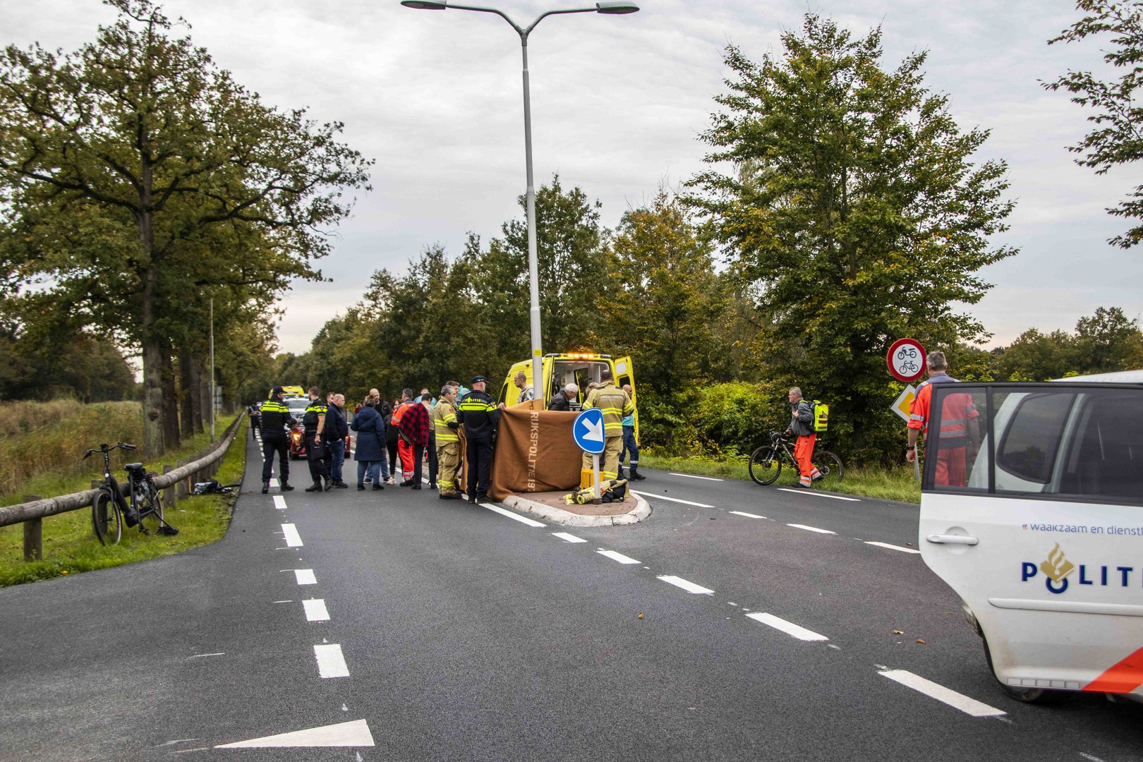 Vrouw (79) omgekomen bij aanrijding Kanaalweg Laag-Soeren