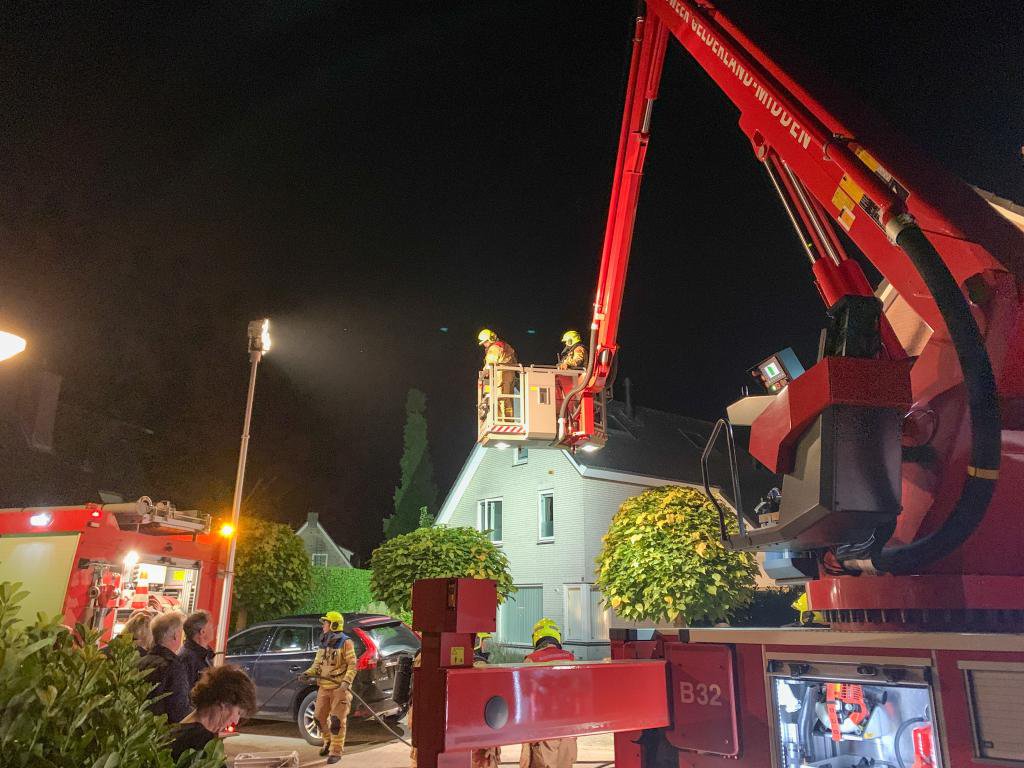 Schoorsteenbrand in Doesburg