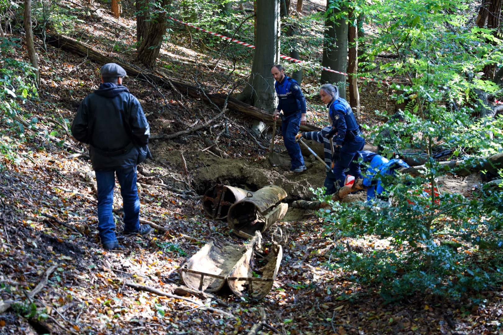 Unieke vondst in het bos bij Heveadorp