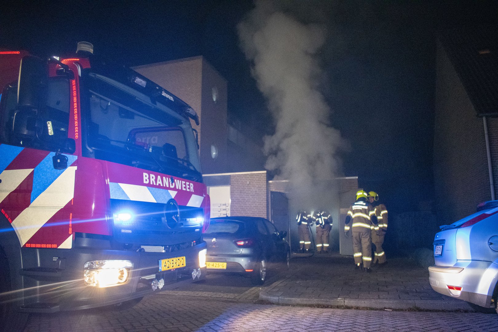 Brand in appartementencomplex in Duiven