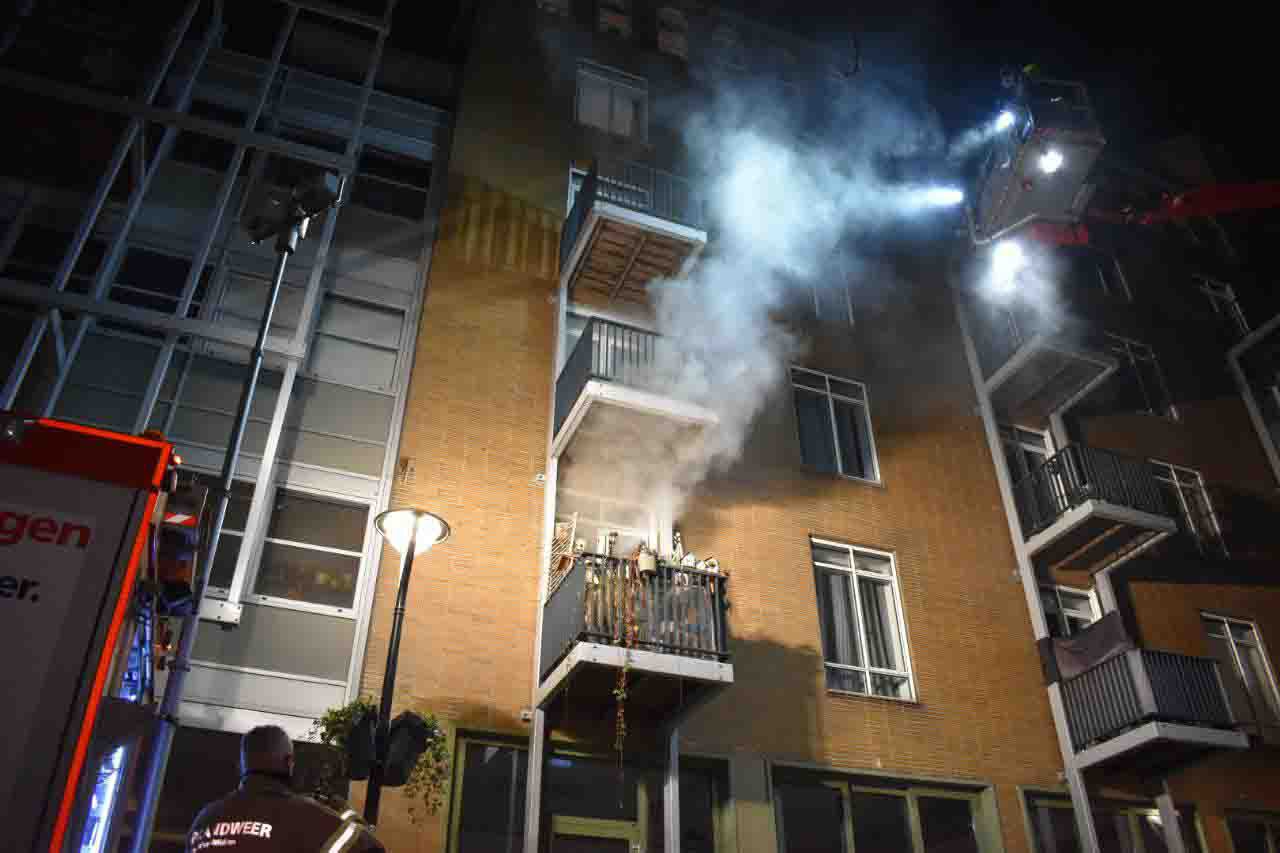 Brand in appartementencomplex in centrum Arnhem
