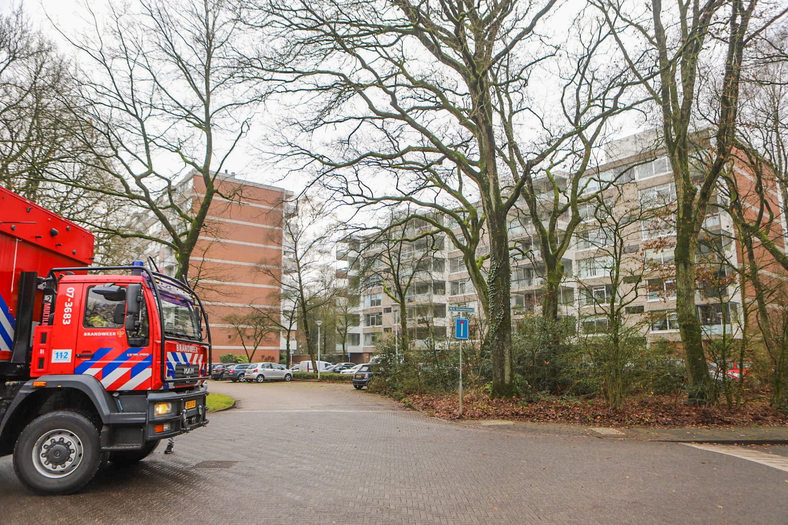 Geen water en stroom in appartementencomplex door lekkage