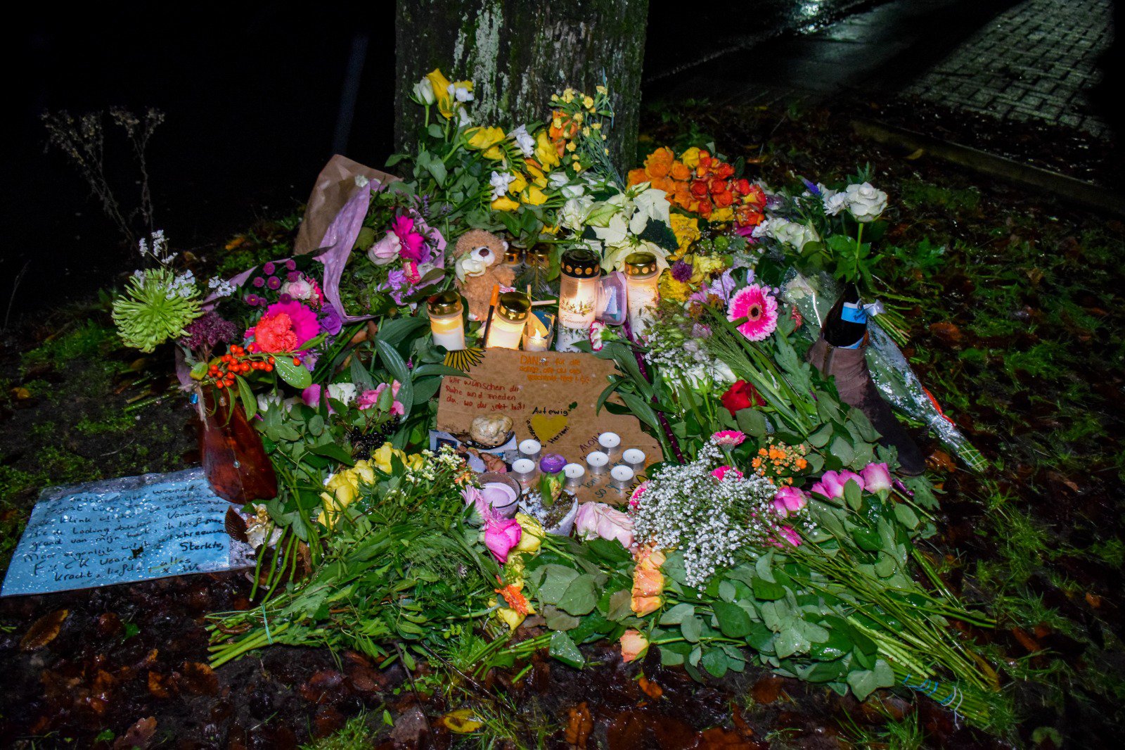 Herdenkplek voor omgekomen 20-jarige fietsster na ernstige aanrijding