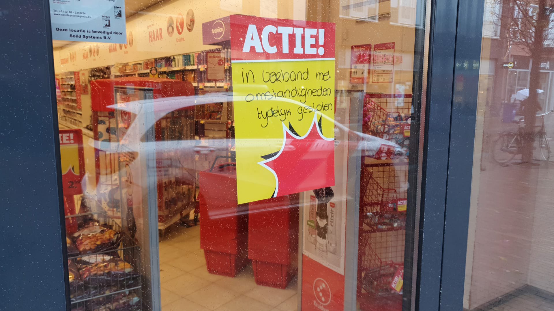 Gewapende overval op klaarlichte dag op filiaal Kruidvat