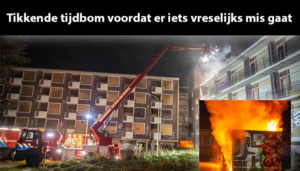 Meerdere branden gesticht bij voormalig woonzorgcentrum Rhederhof