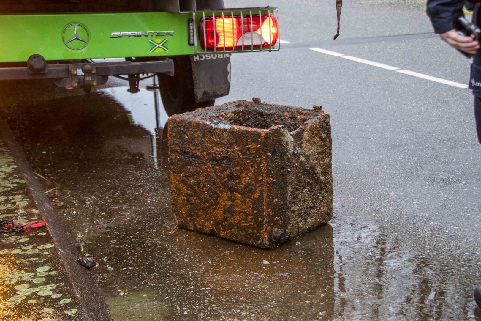 Gedumpte kluis in water is 30 jaar geleden gestolen