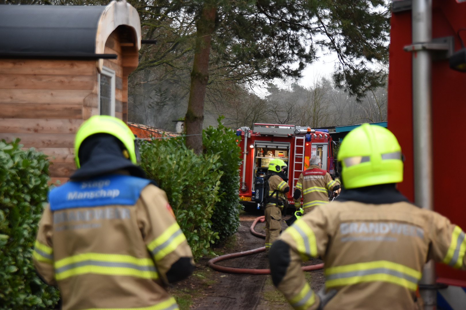 Chalet onbewoonbaar na brand op camping