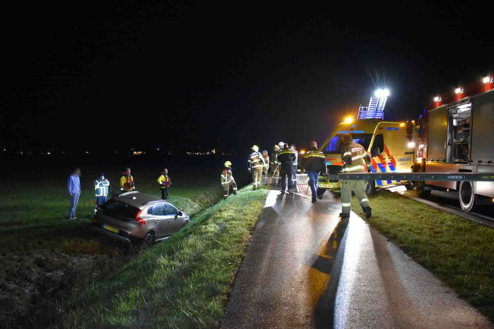 Man verliest kunstgebit bij eenzijdige aanrijding in Lathum