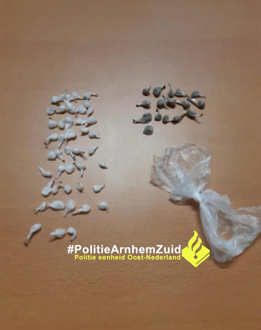 Mannen uit Dieren en Arnhem aangehouden na drugsdeal: 70 bolletjes drugs bij zich