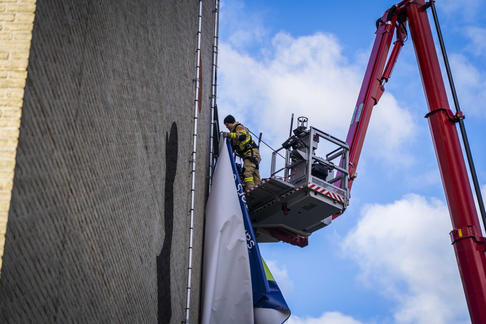 Storm Dudley veroorzaakt stormschades in Arnhem