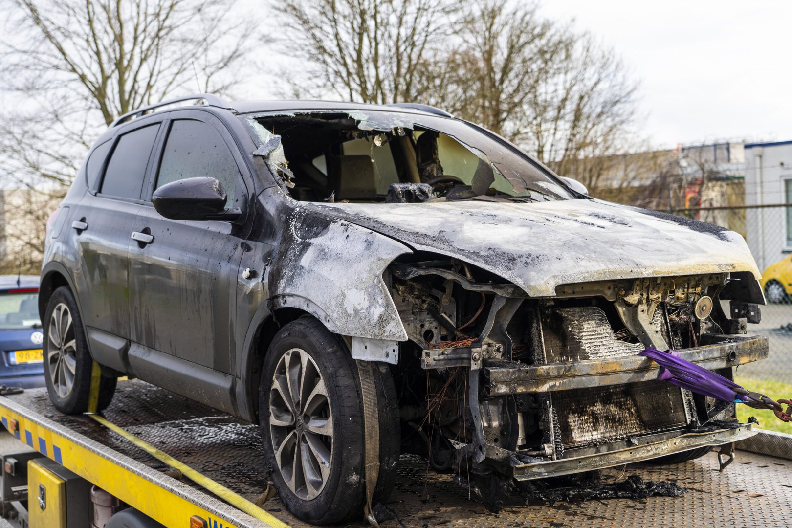 Autobrand in Zutphen