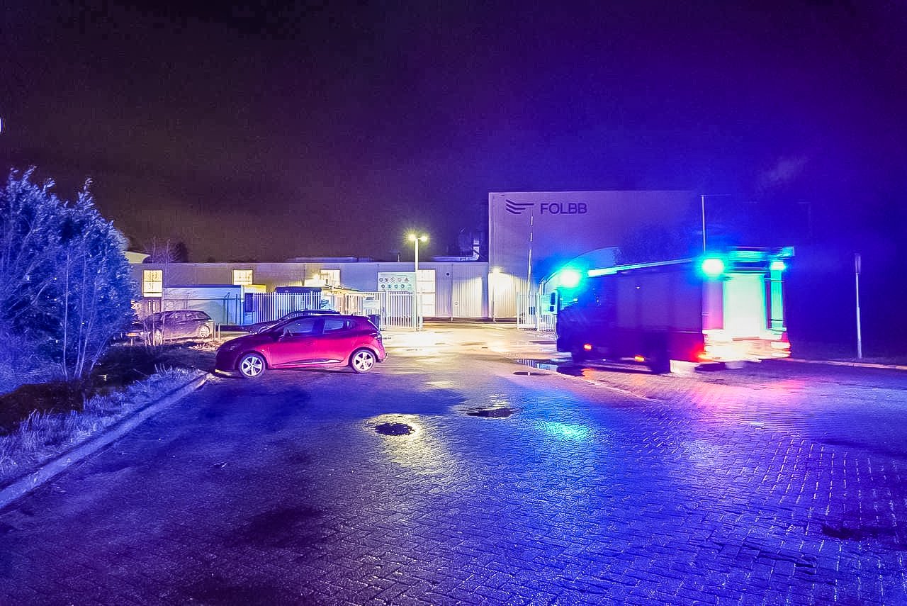 Gewonde bij ongeval in bedrijfspand
