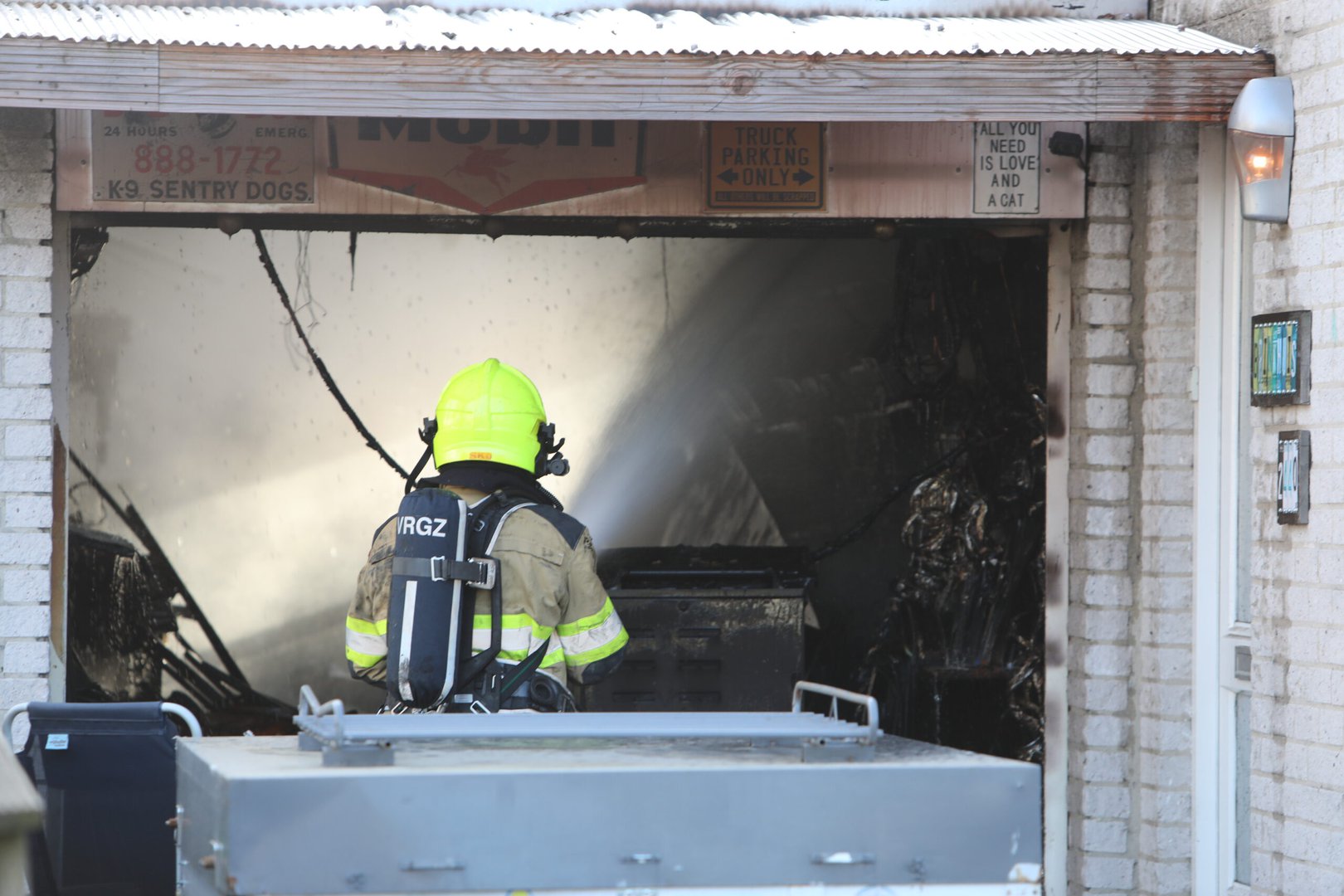 Uitslaande garagebrand in Nijmegen