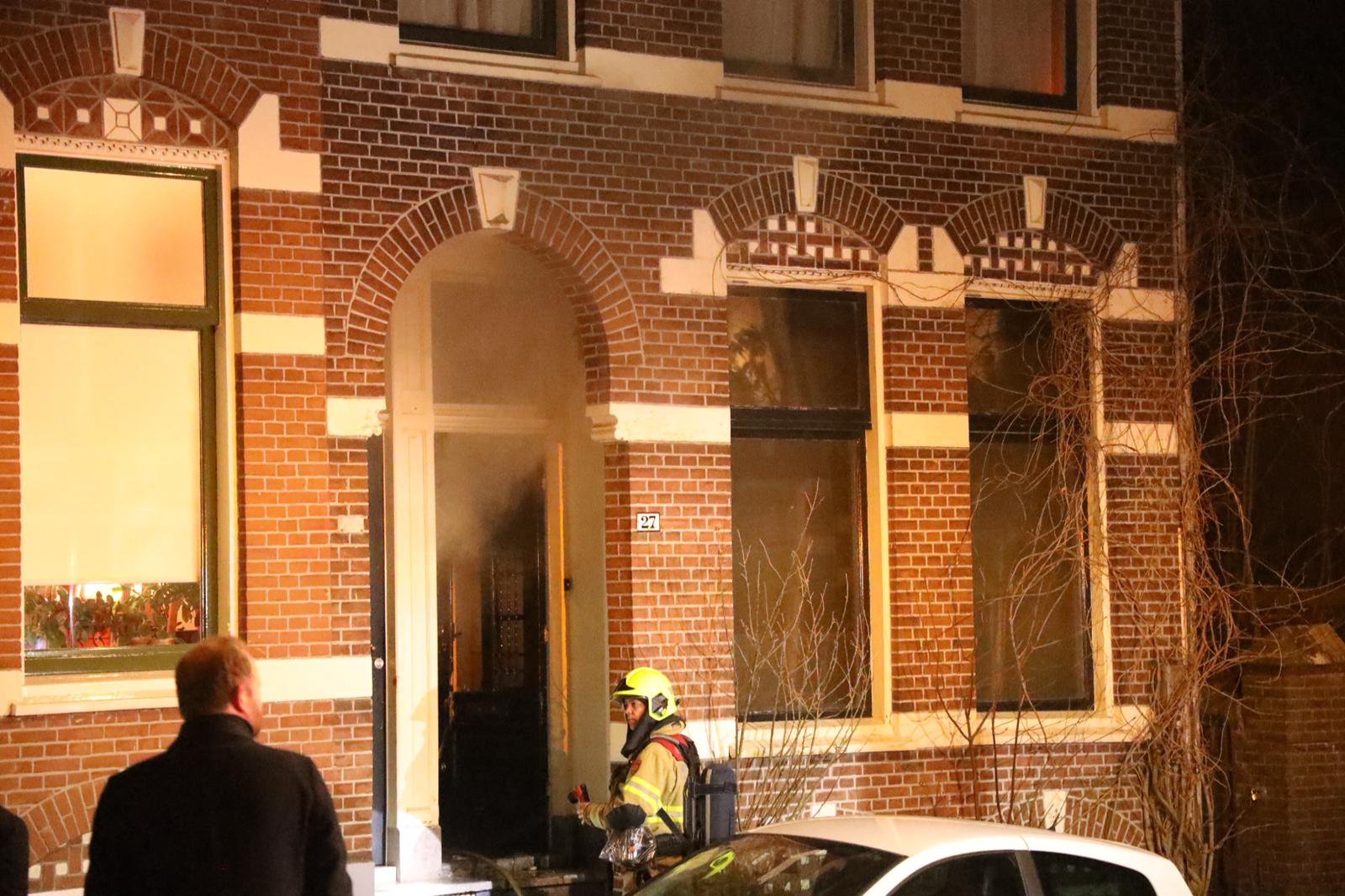 Woningbrand door doeken olie in Arnhem