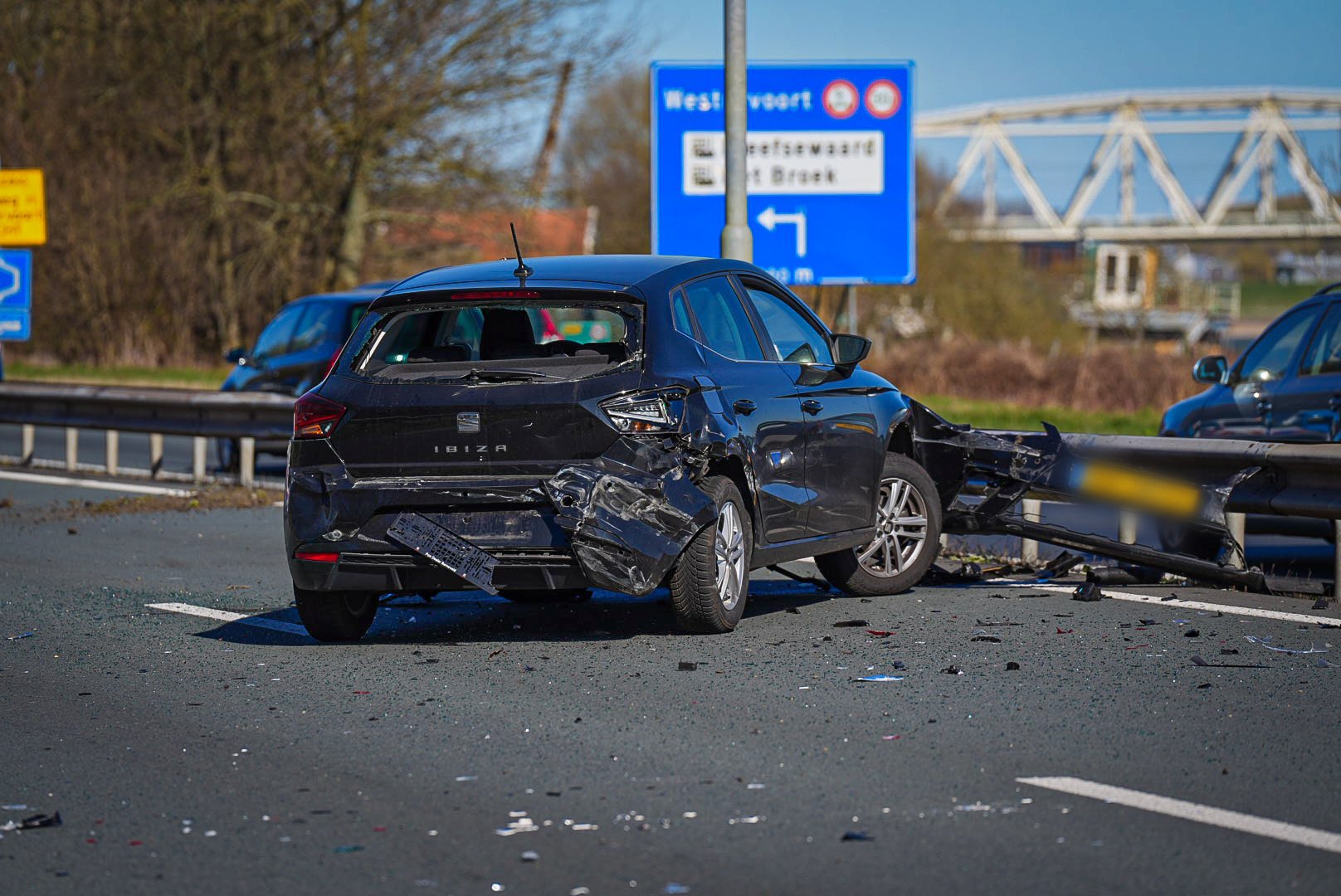 Pleijroute Arnhem dicht na ongeval