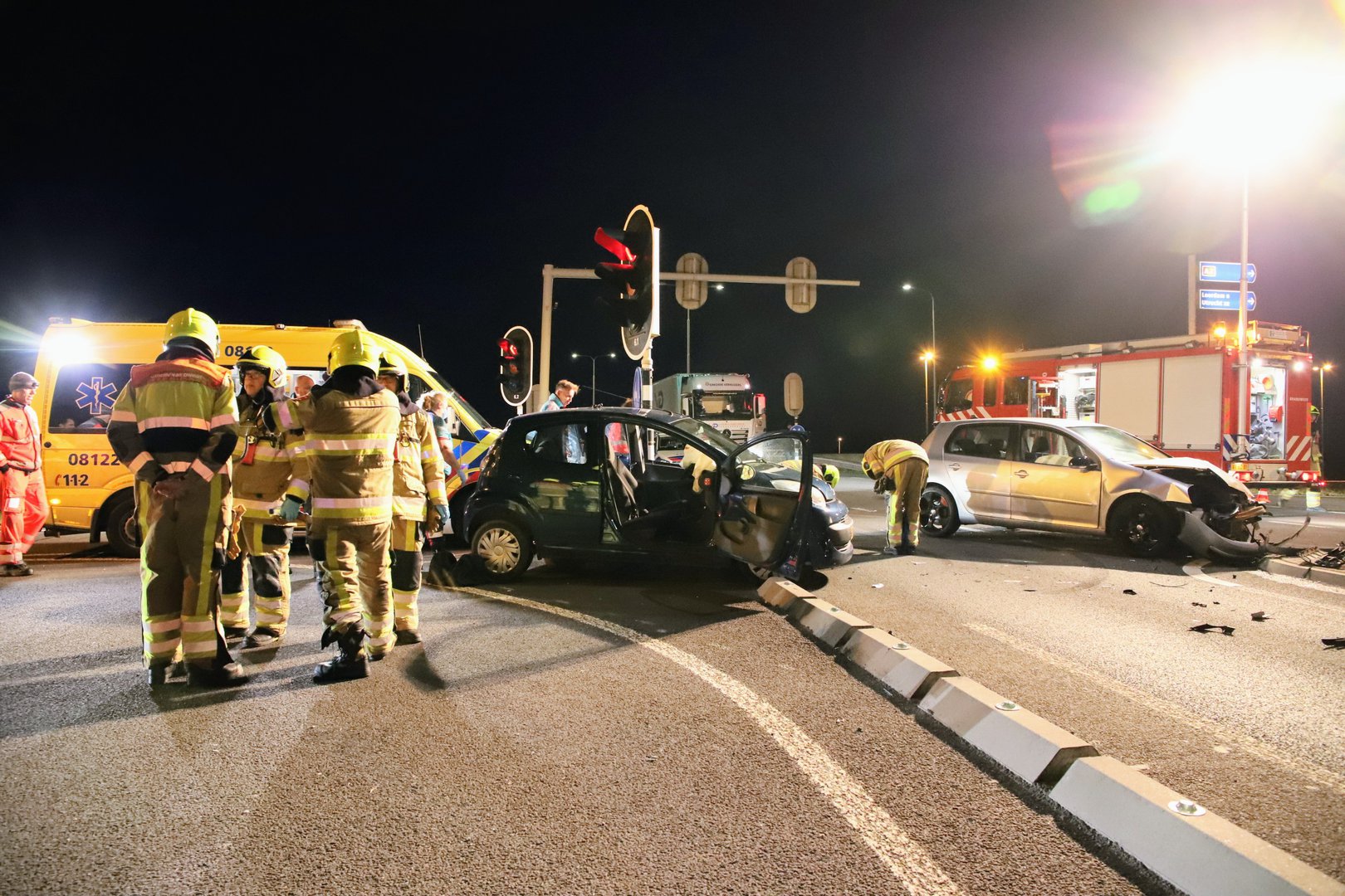 Ernstig ongeval op de Provincialeweg bij afrit A2 Culemborg