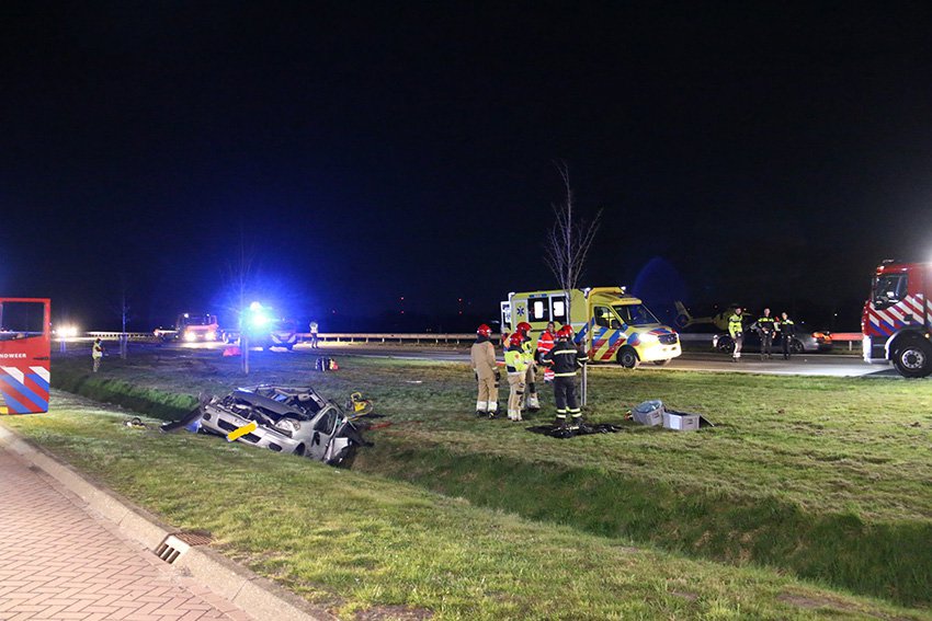 (VIDEO) Vrouw en jongen gewond na zware crash met automobilist onder invloed