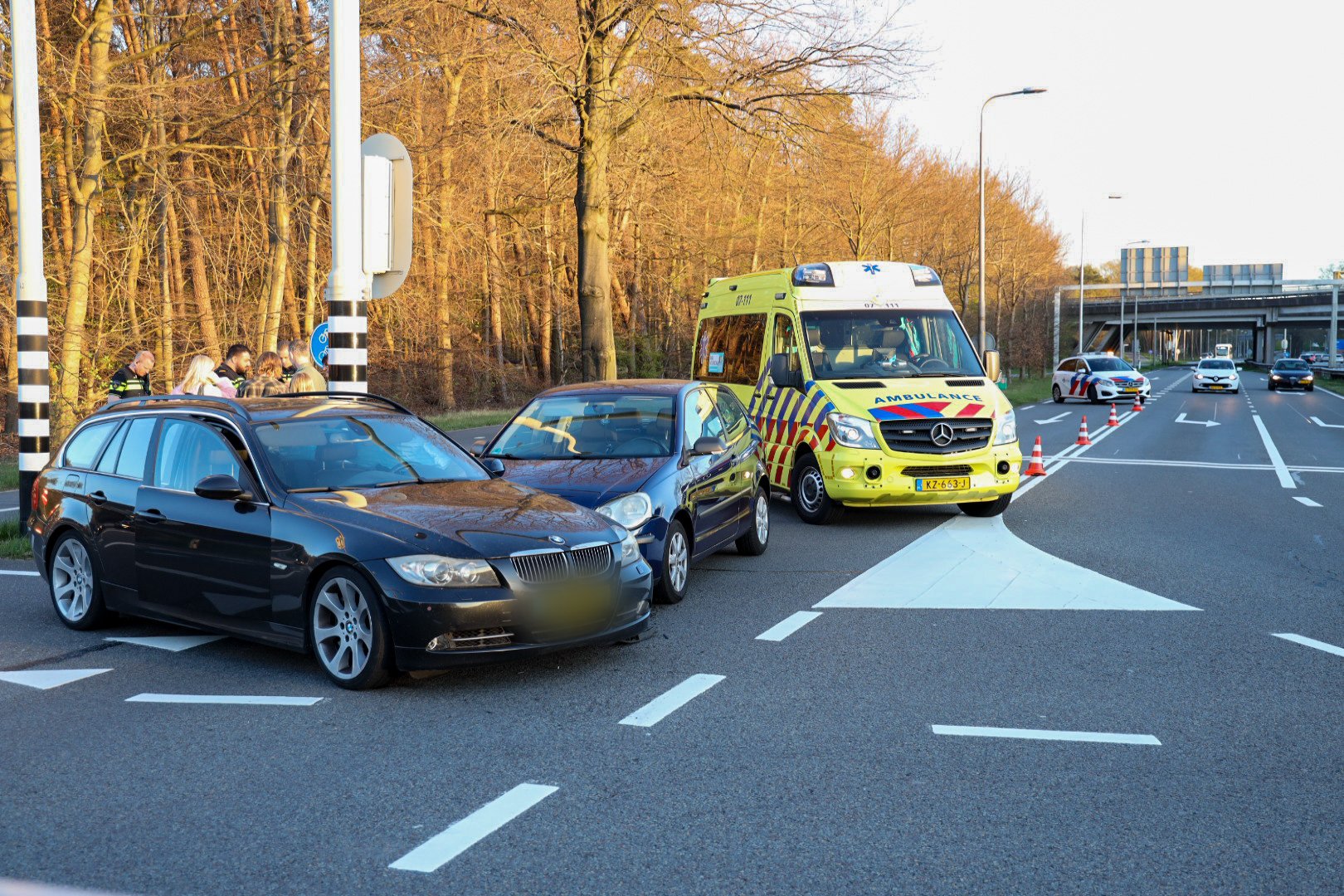 Weer een ongeval op de beruchte kruising Arnhem-Noord