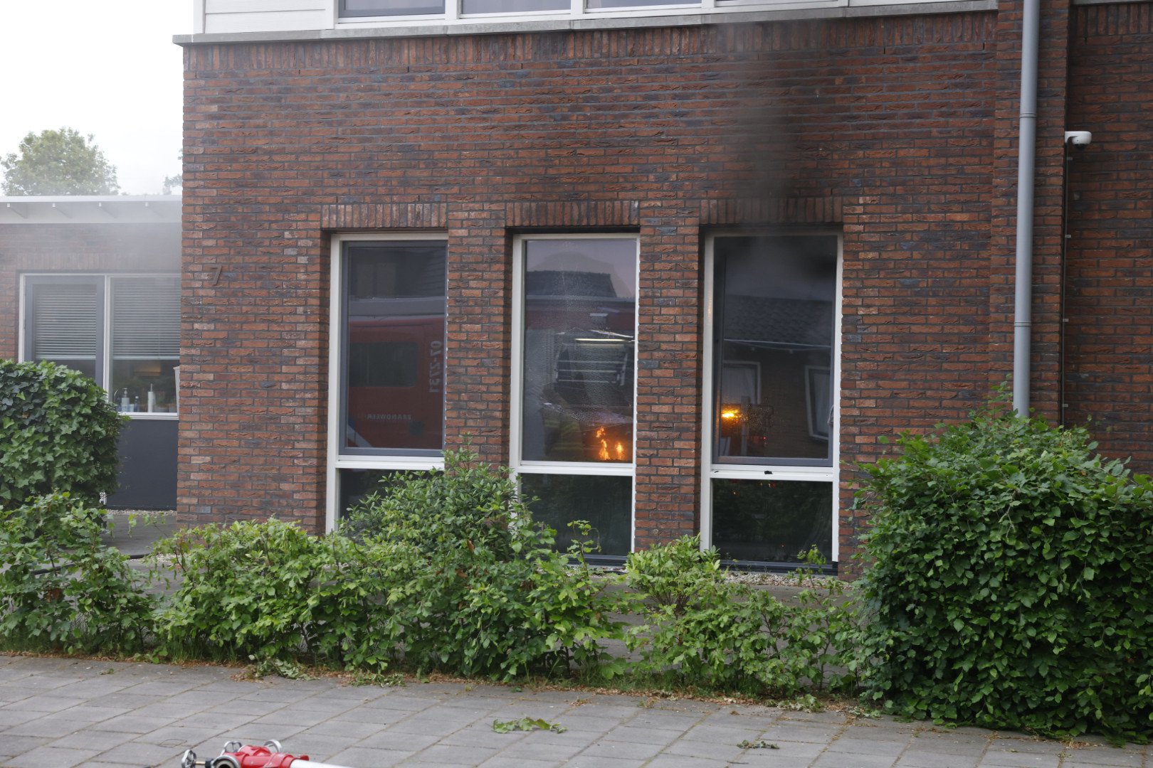Bewoner aangehouden op verdenking brandstichting in eigen woning