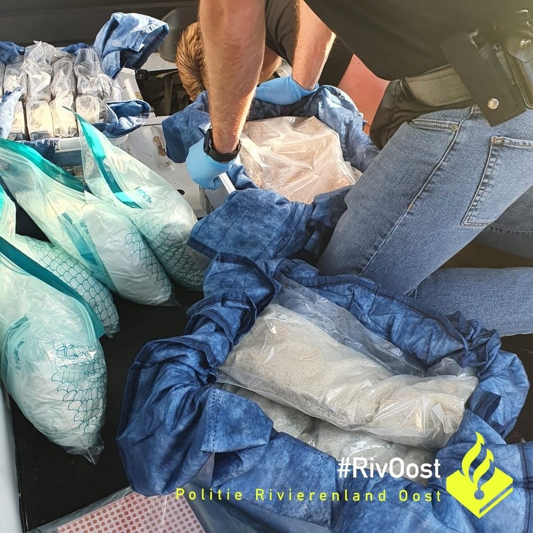 Grote drugsvangst aan grens bij Zevenaar