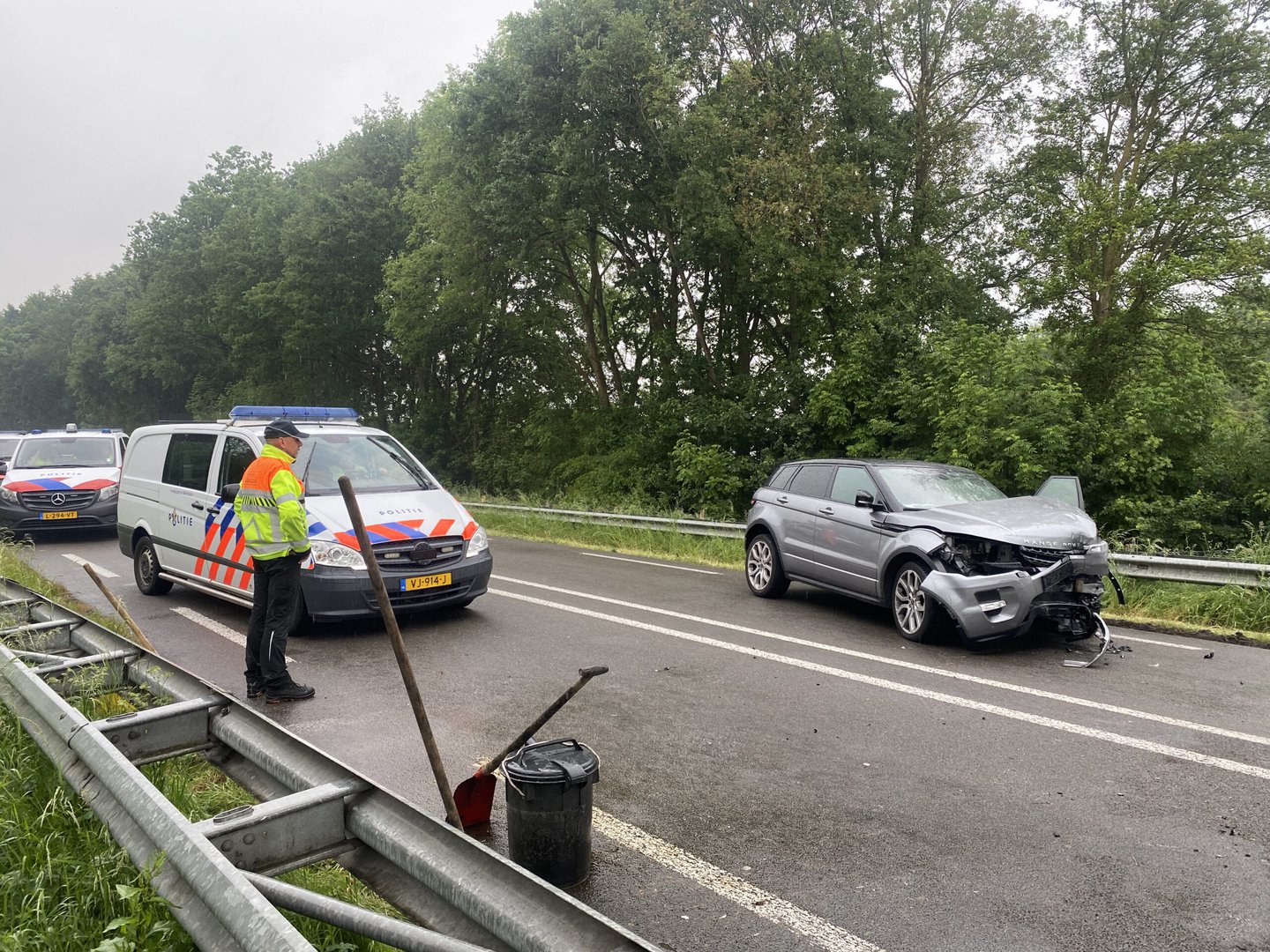 Ernstig ongeval op N325 bij Ubbergen