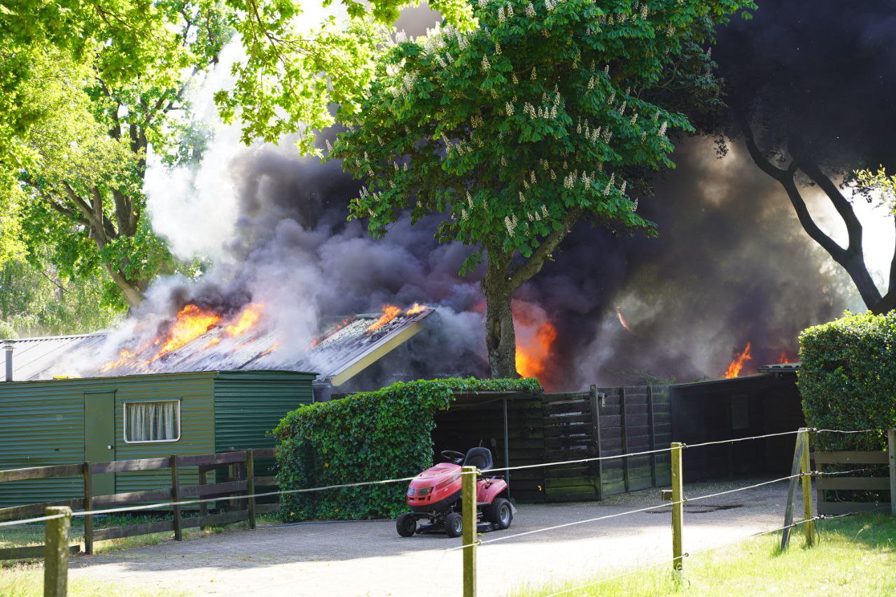 Grote brand in Putten