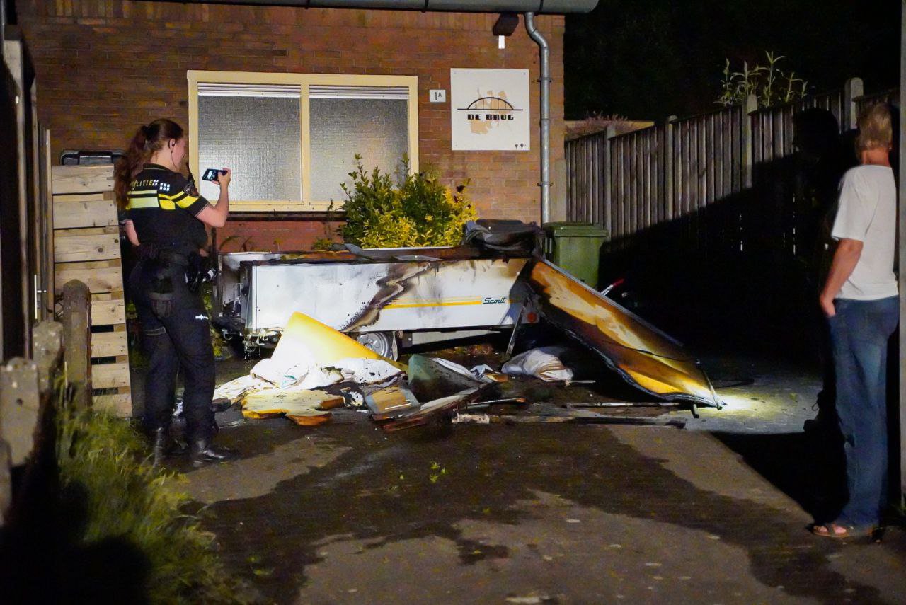 Vakantie valt in het water na brand in Arnhem