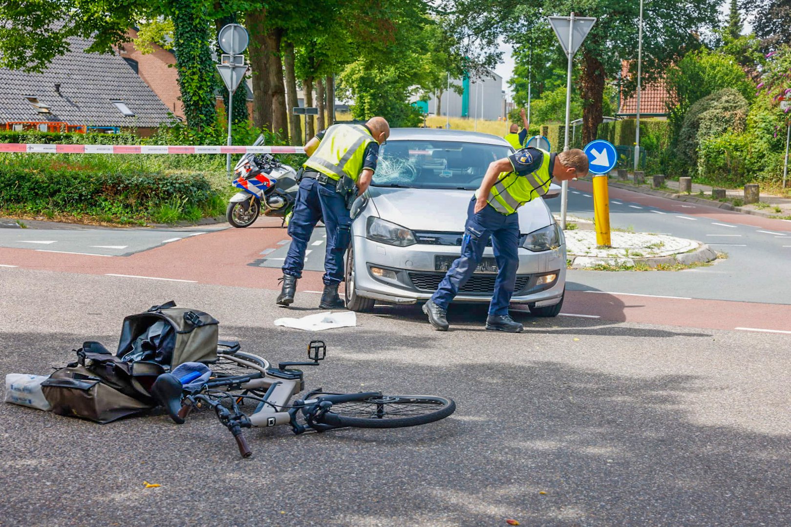 Fietser gewond na aanrijding in Wageningen