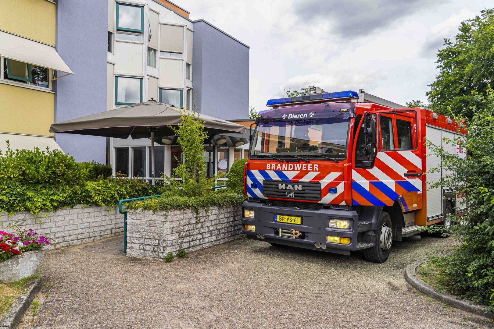Woonzorgcentrum in Dieren ontruimd vanwege brand