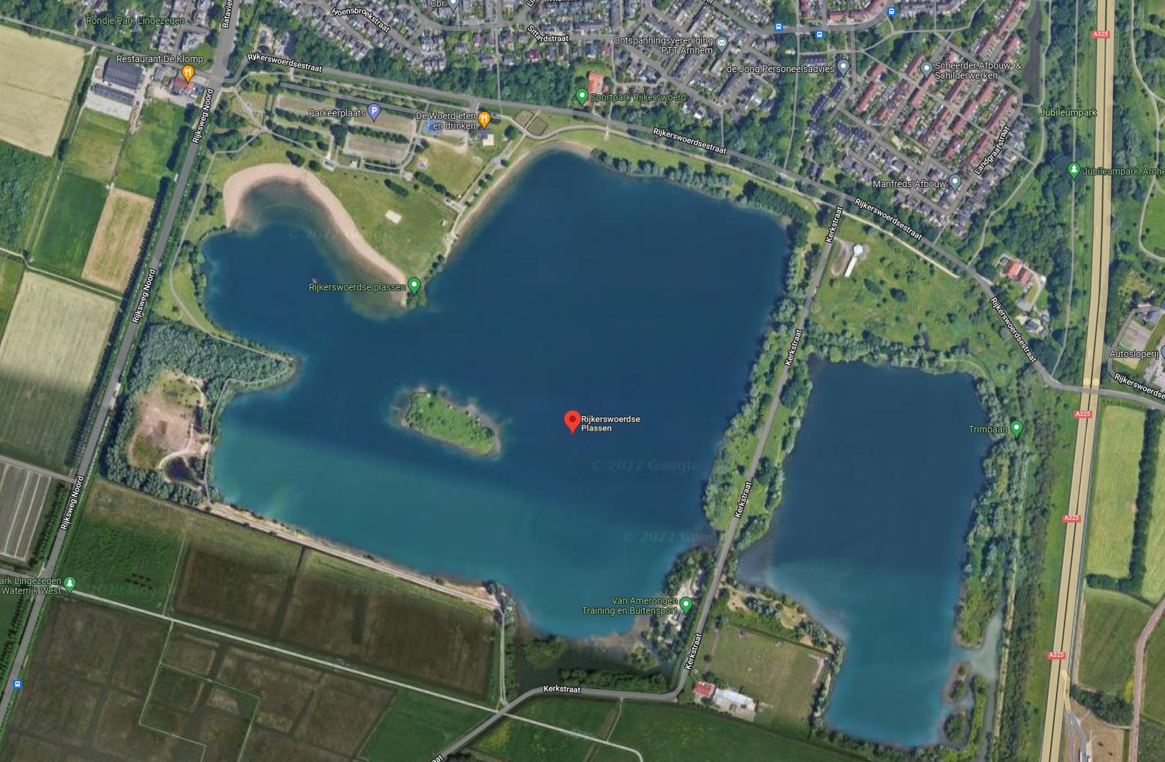 Provincie Gelderland waarschuwt zwemmers in de Rijkerswoerdse Plassen