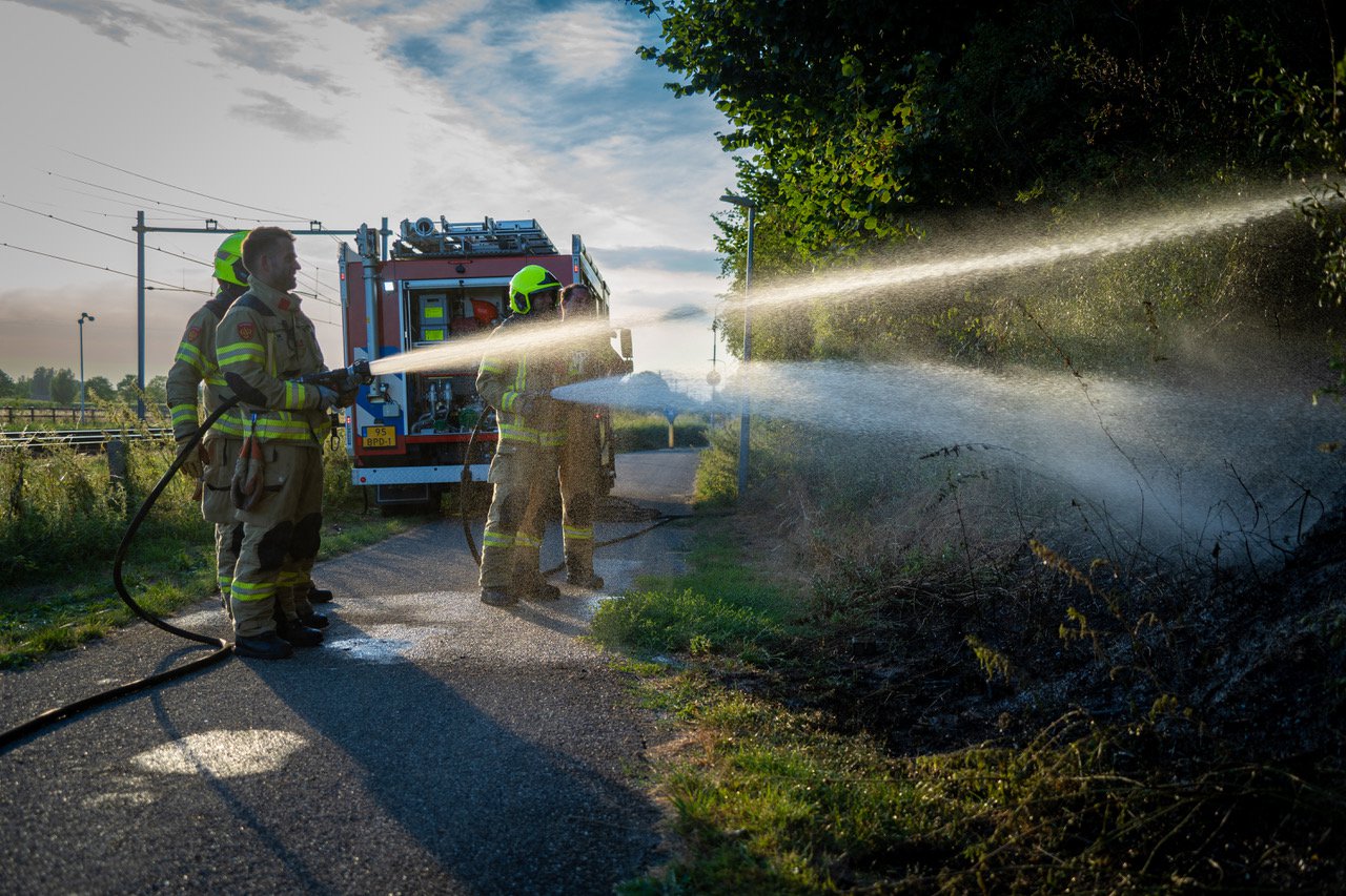 Bermbrand in Zevenaar mogelijk door sigaret