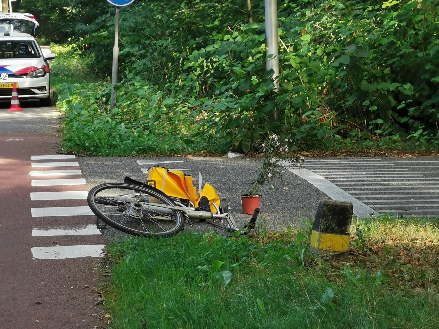 Fietsster (80) overleden na ernstige aanrijding