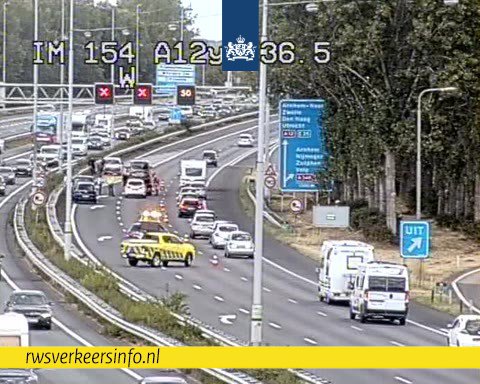 Ongeval A12 Duiven: 11 kilometer file en een uur vertraging