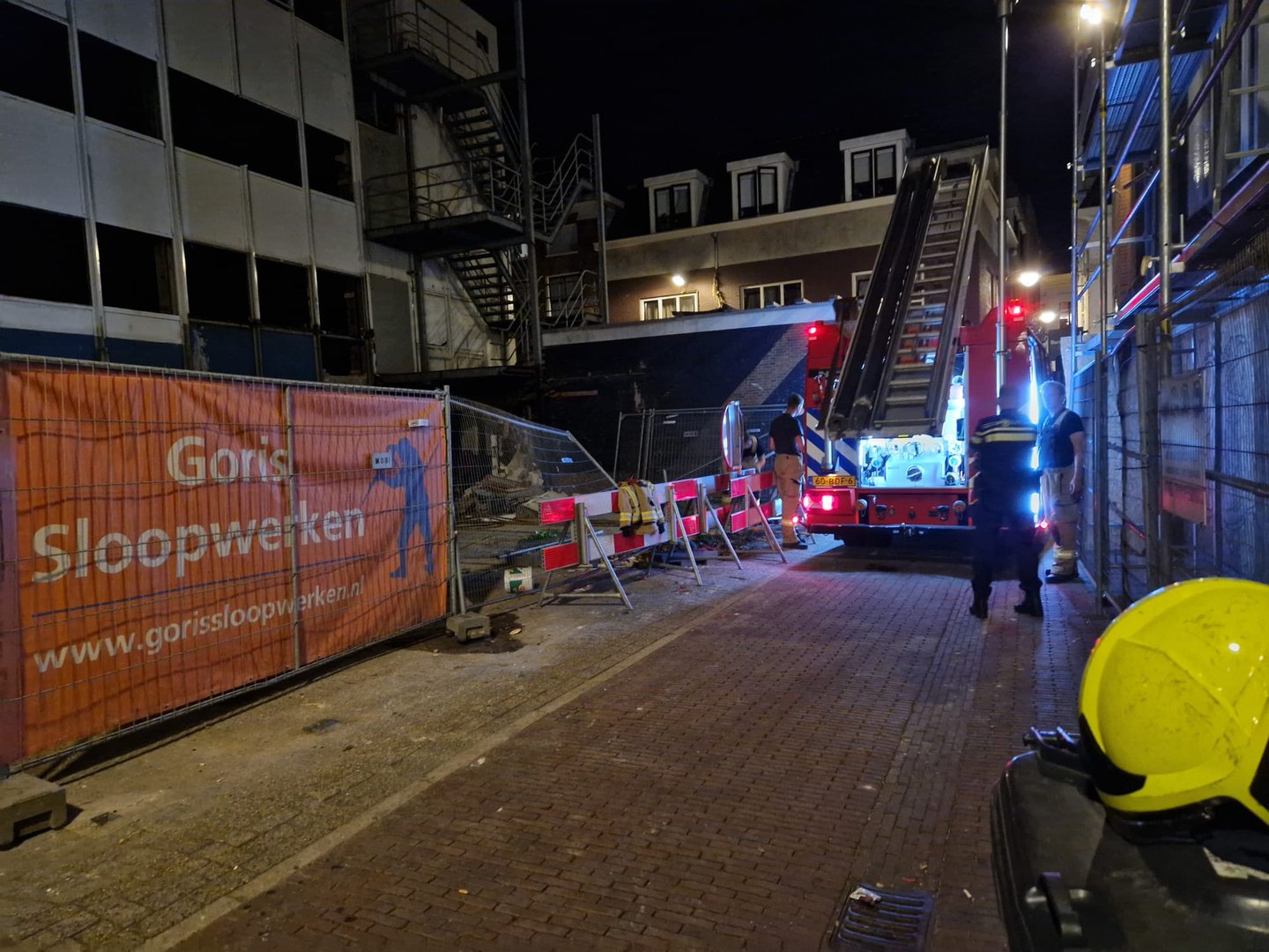 Brand in voormalig discotheek The Level in Arnhem