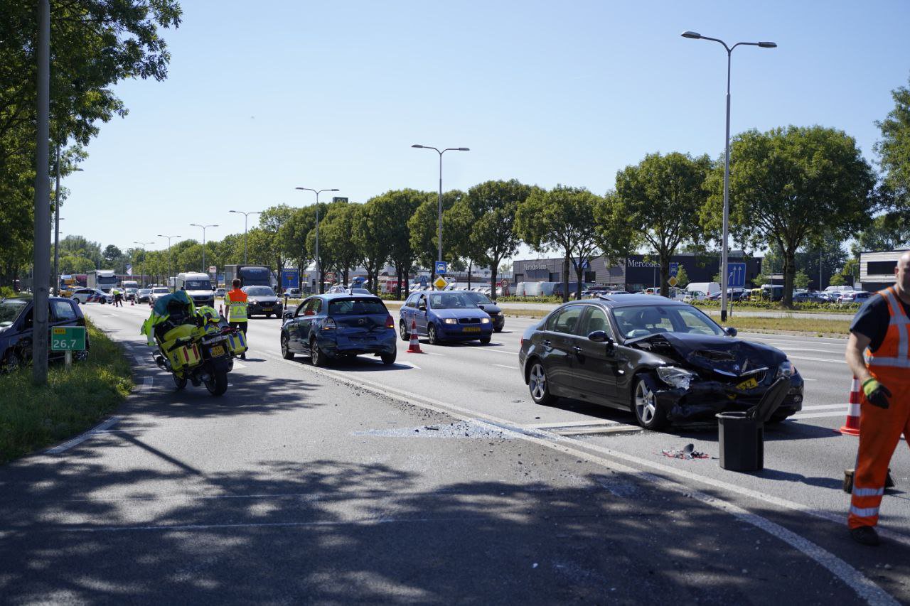 Ongeval op de Pleijroute in Arnhem
