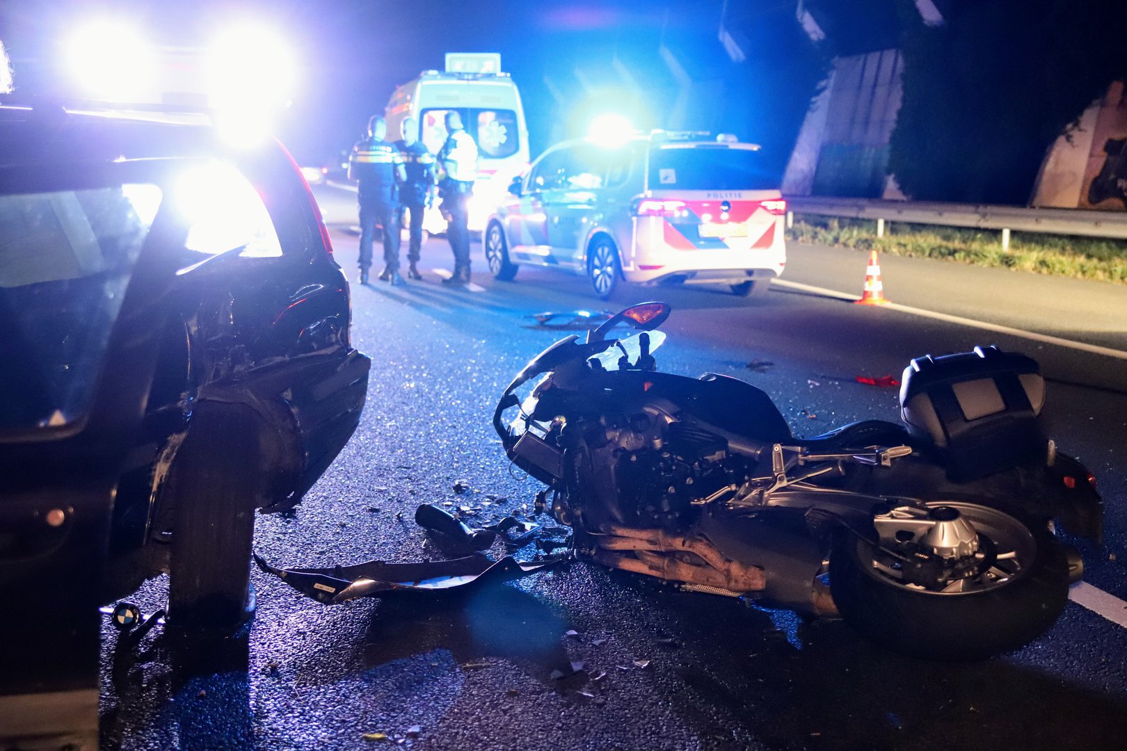 Motorrijder gewond na ongeval met auto