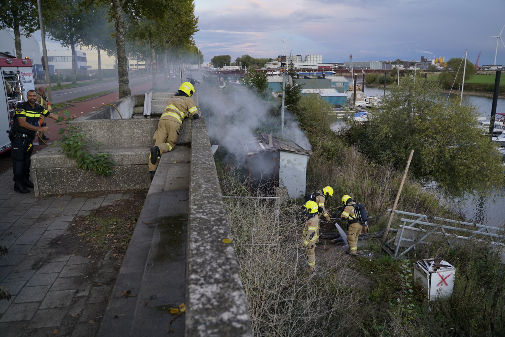 Verward persoon aangehouden voor schuurbrand Arnhem