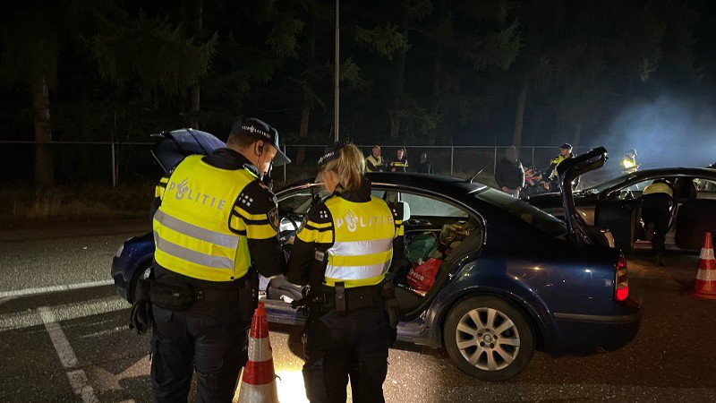 Arrestaties tijdens grote politiecontrole bij Wolfheze