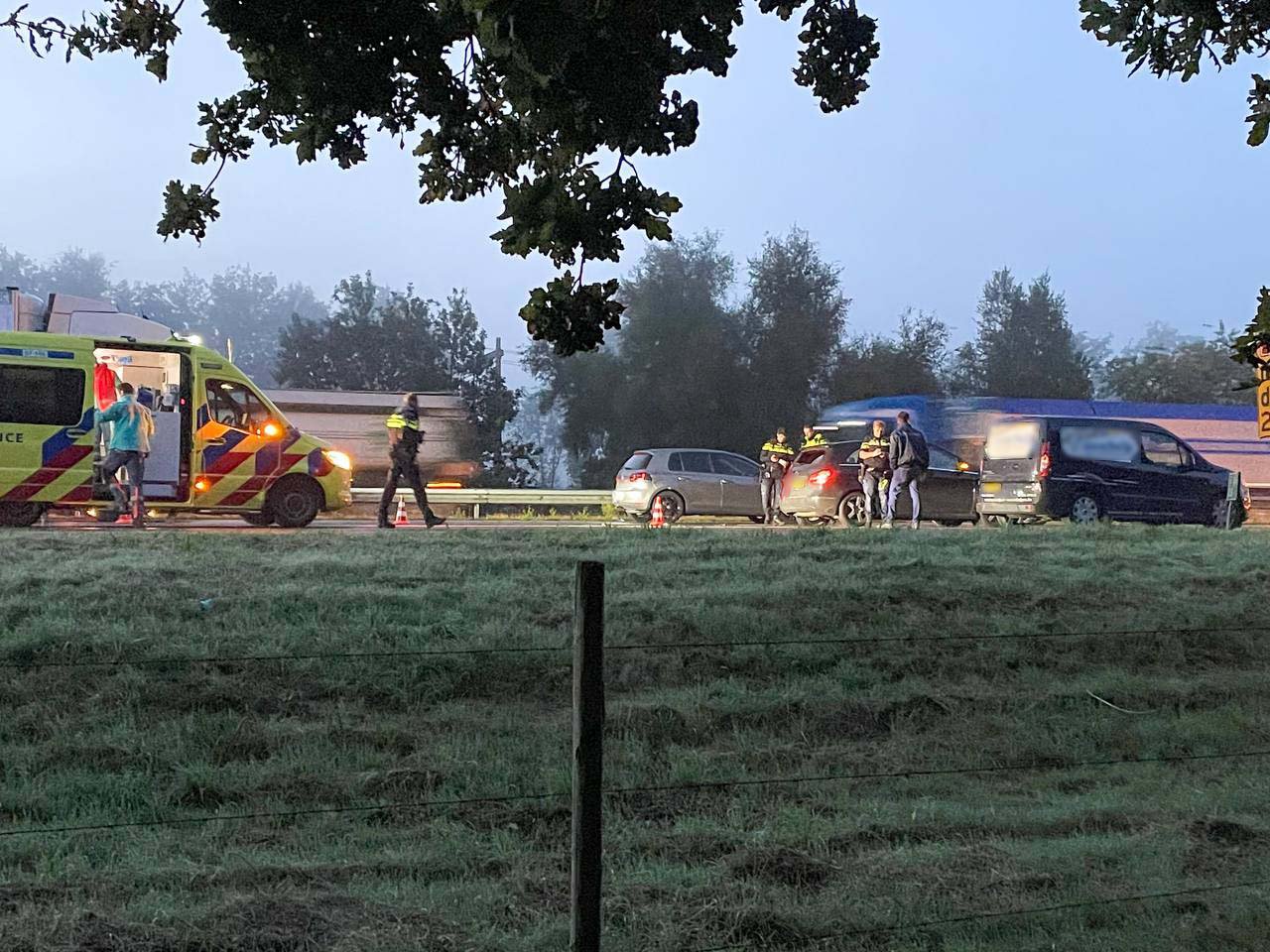 Flinke vertraging op de A1 door ongevallen