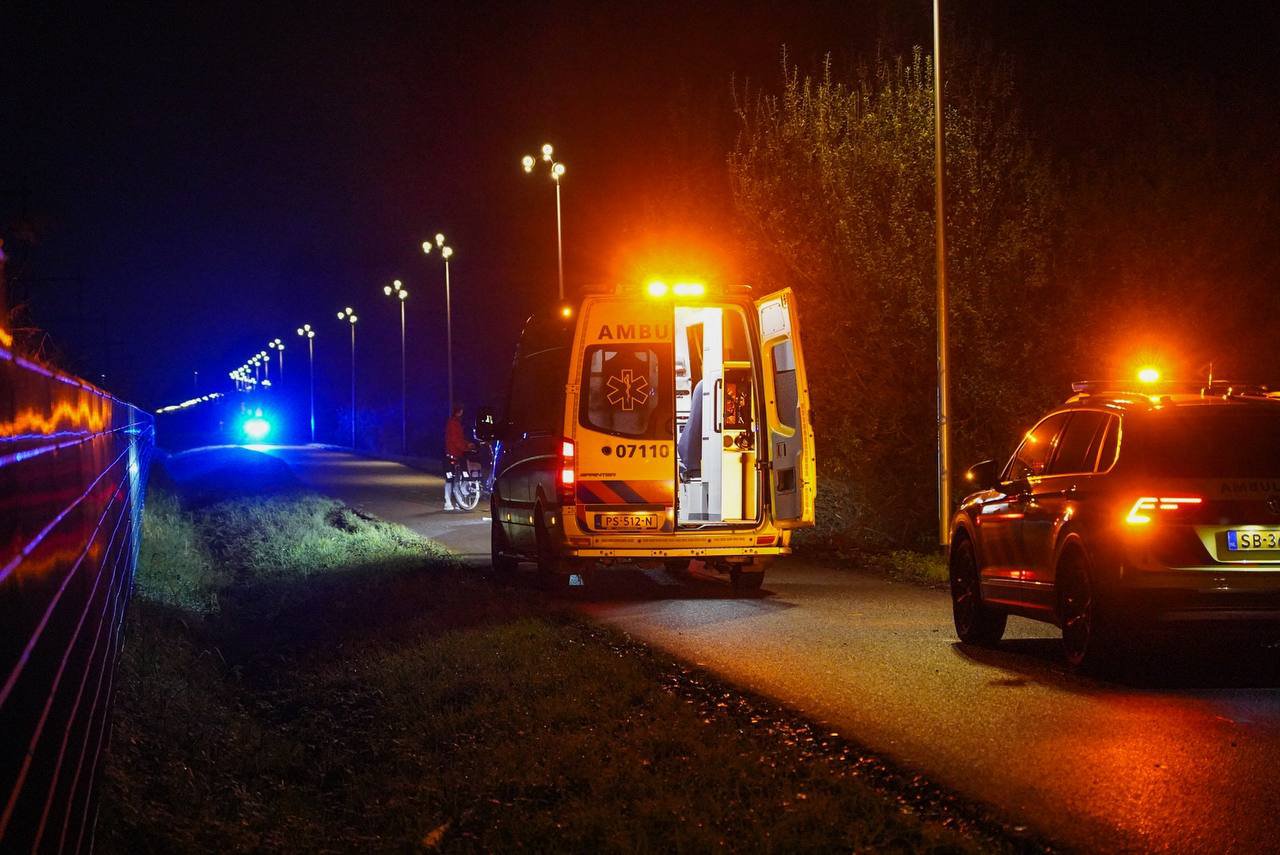 Fietser gereanimeerd na ongeval met scooterrijder