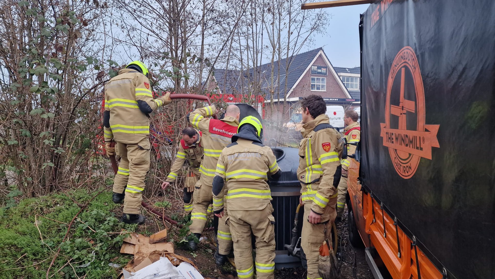 Containerbrand bij evenement ‘Vuur en Rook’