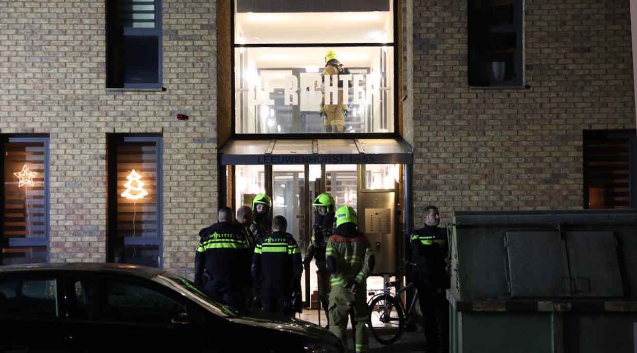 Flat deels ontruimd na gaslekkage