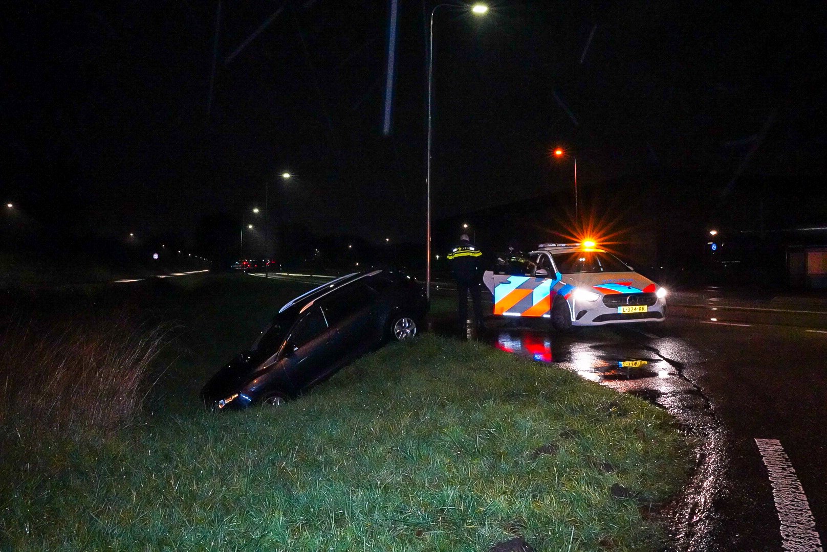 Bestuurder rijdt onder invloed van alcohol sloot in