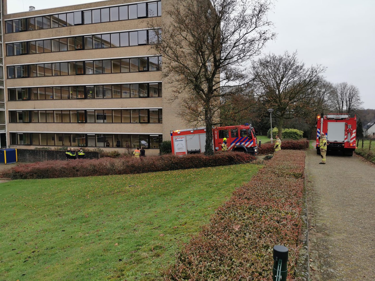 Appartementencomplex in Heelsum ontruimd na brand