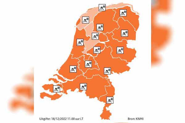 Opgepast! Het kan vanavond zeer glad worden