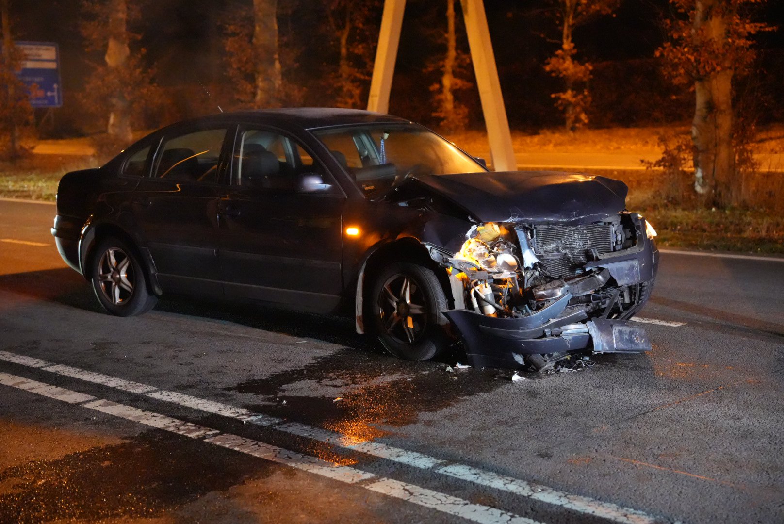 Forse schade na ongeval op Apeldoornseweg Arnhem