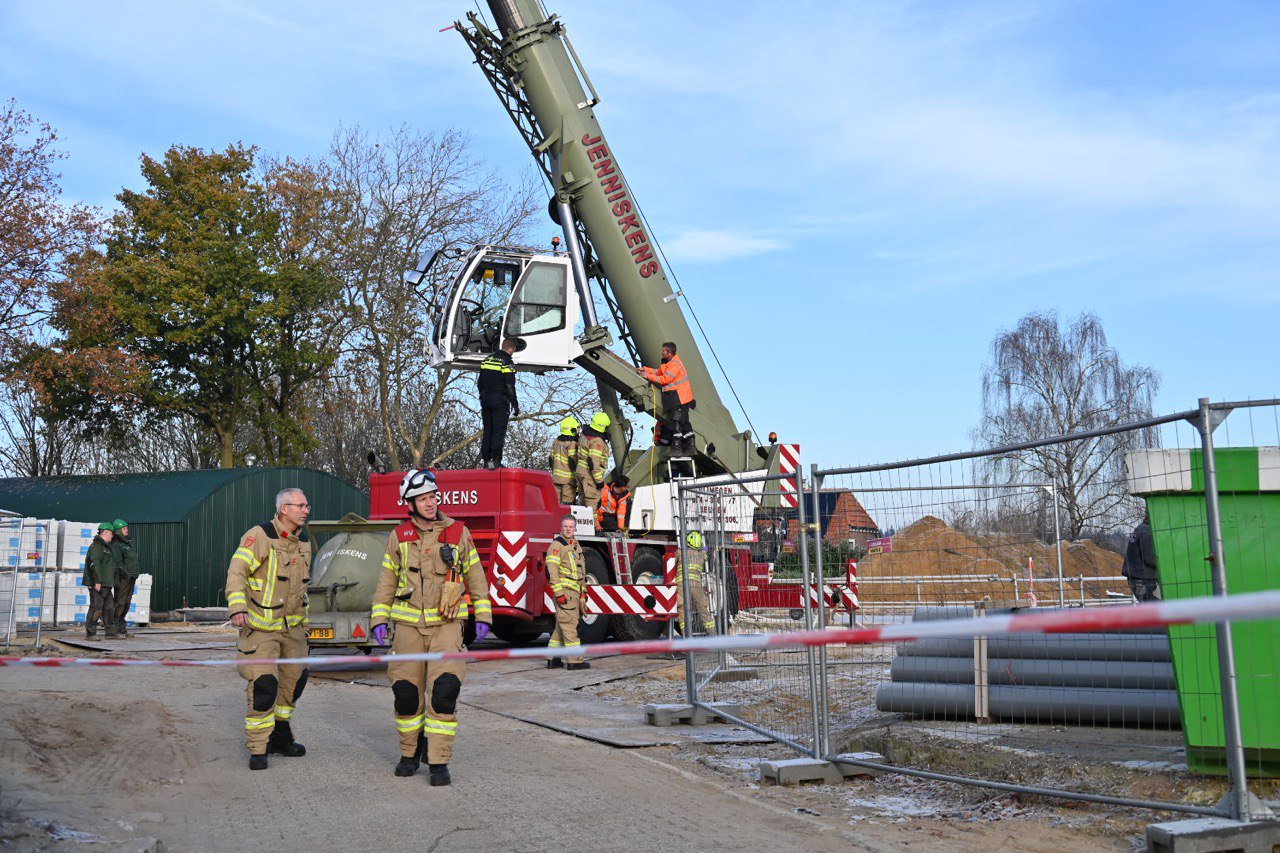Bouwvakker gewond bij ongeval met bouwkraan