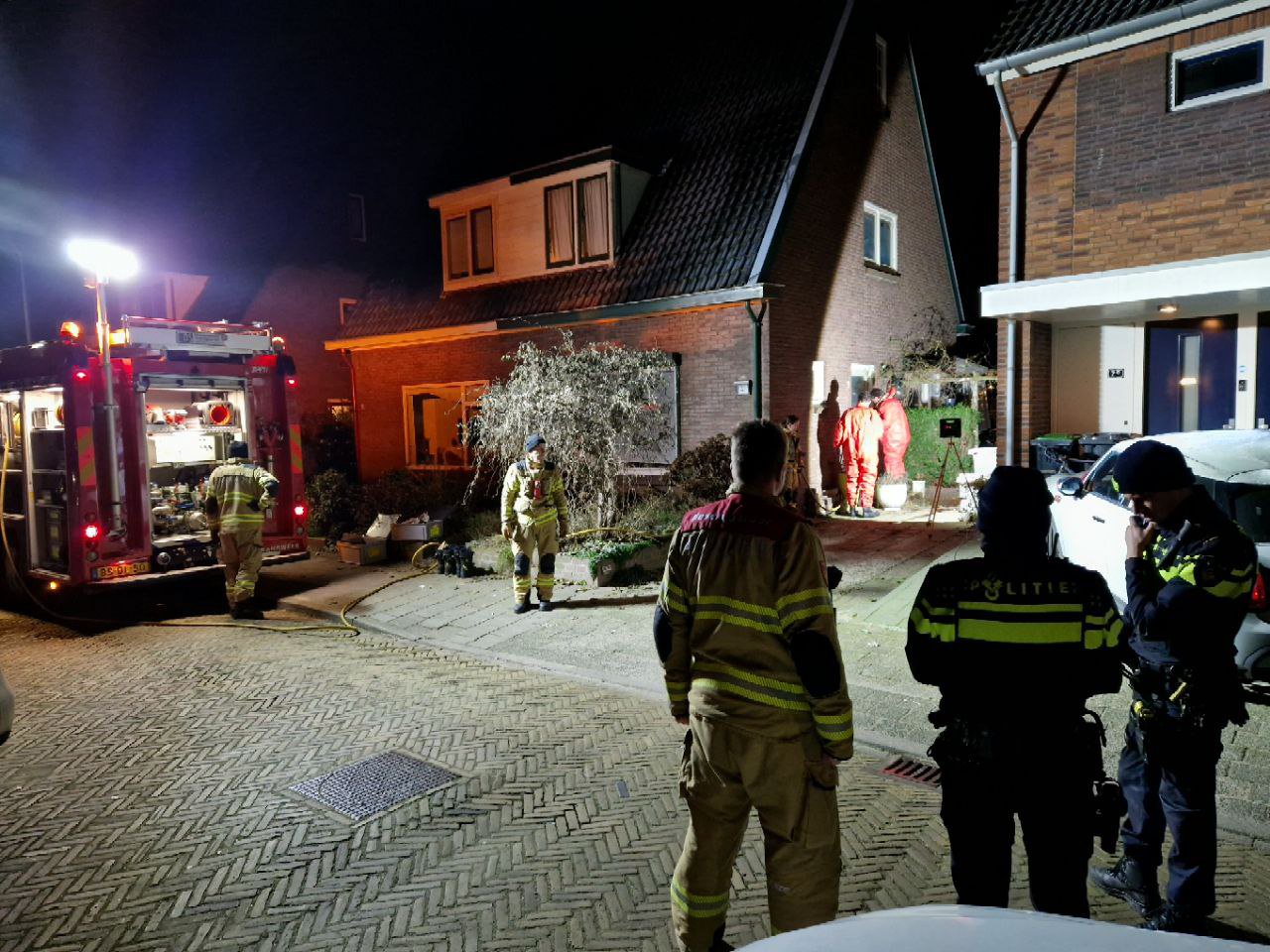 Inbreker raakt gewond bij forceren van deur