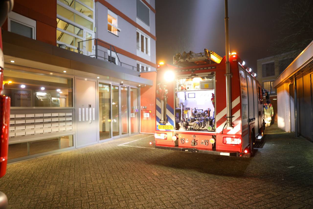 Gewonde bij brand in appartement