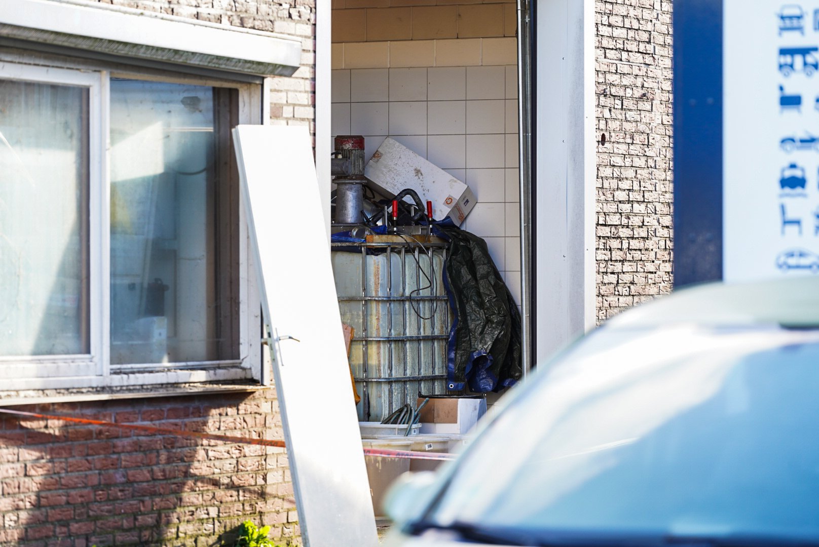 Drugslab ontmanteld in bedrijfspand